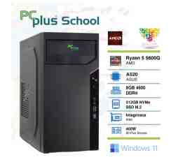 Slika izdelka: PCPLUS School Ryzen 5 5600G 8GB 512GB NVMe SSD Windows 11 PRO EDU namizni računalnik