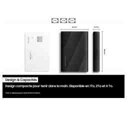 Slika izdelka: Samsung T9 zunanji SSD 1TB Type-C USB 3.2 Gen2x2 V-NAND UASP, črn