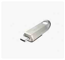 Slika izdelka: USB C DISK SANDISK 128GB Ultra Luxe, 3.2 Gen1,4300 MB/s, srebrn