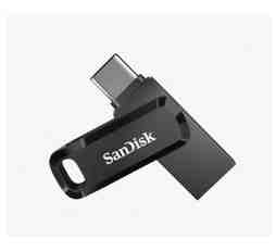 Slika izdelka: USB C & USB DISK SanDisk 1TB Ultra Dual GO, 3.2, 400 MB/s, črn