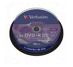 Slika izdelka: DVD+R medij Verbatim Double Layer 10 PK