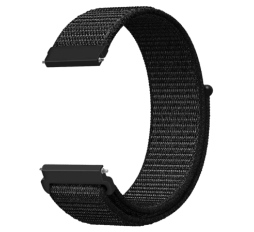 Slika izdelka: Najlonski pašček za uro (22 mm) - črn