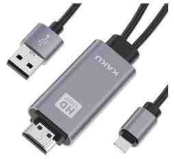 Slika izdelka: HDMI na Lightning HD1080P za prenos slike iz iPhone Apple naprav - dolžina