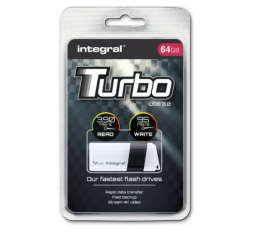 Slika izdelka: INTEGRAL TURBO 64GB USB3.0 spominski ključek