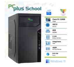 Slika izdelka: PCPLUS School i5-12400 8GB 512GB NVMe SSD Windows 11 PRO EDU namizni računalnik