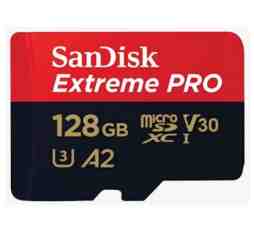 Slika izdelka: SanDisk Extreme PRO microSDXC 256GB + SD Adapter do 200MB/s/140MB/s A2 C10 V30 U
